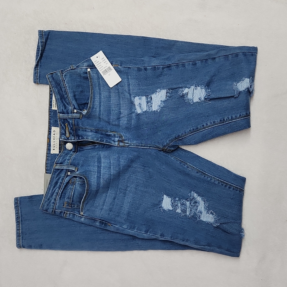 Bullhead High-Rise Skinny Jeans